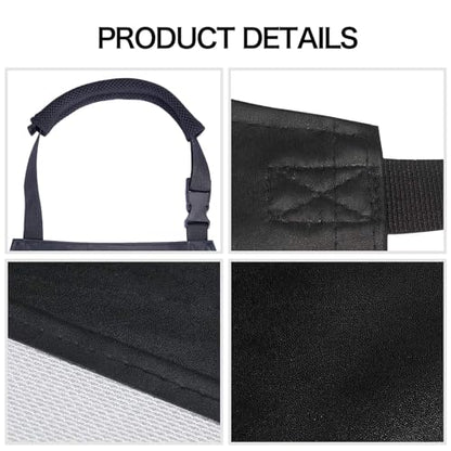 Homsolver 2 Pack Waterproof Dishwasher Rubber Adjustable Apron for Unisex - color: Black With Pockets
