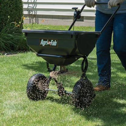 Agri-Fab 85-Pound Push Broadcast Spreader 45-0388 , Black