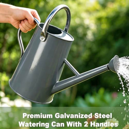 1.5 Gallon Large Watering Can for Outdoor&Indoor Plants - color: Gray