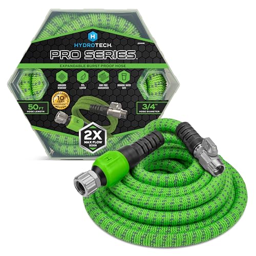 HydroTech Pro Series 50 ft Max Flow Garden Hose, 3/4 in Diameter - size: 50 Feet