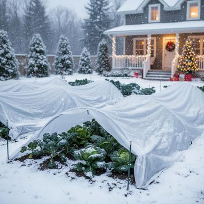 Boao 7 Pcs Plant Covers Freeze Protection, Row Cover & Tree Covers Winter