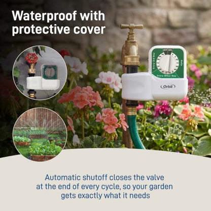 Orbit 62024 Single-Dial Hose Watering Digital Timer, "3"" x 7.5"" x 9.5"""