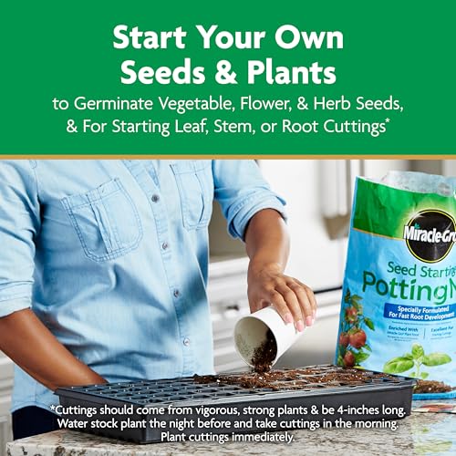 Miracle-Gro Seed Starting Potting Mix, 8 qt. - size: 1 Pack