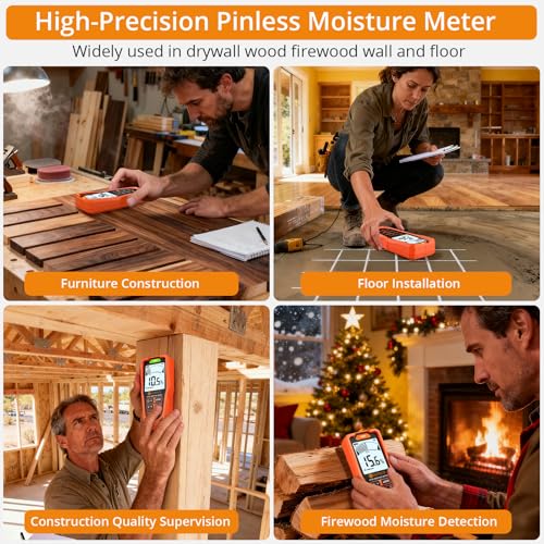 Neoteck 6 in 1 Moisture Meter-Wood Wall Concrete Drywall Plaster Screed