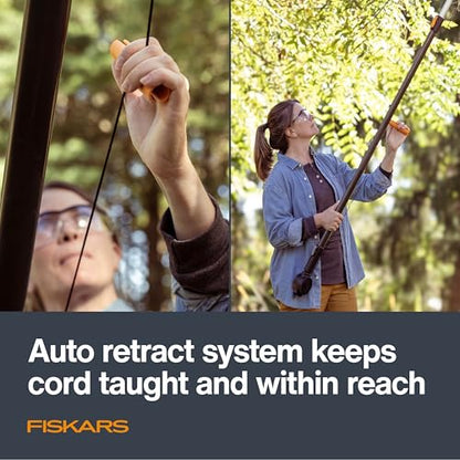 Fiskars XtendControl 3-6 Ft Extension Pole, Durable Aluminum Construction
