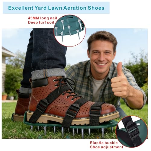 Airraider for Lawn Spike Shoes for Lawn Aerating