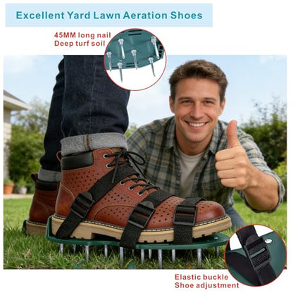 Airraider for Lawn Spike Shoes for Lawn Aerating