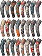 Boao 24 Pcs Cooling Arm Sleeves for Men Sun Protection - size: Large, style: Fashion