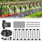 Drip Irrigation System Kit, 50FT Automatic Watering with Timer - size: 50FT with Timer