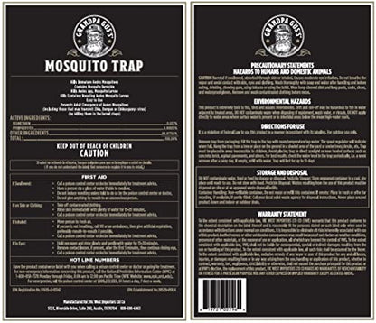 Grandpa Gus's Mosquito Trap and Outdoor Bug Killer for Outdoors, 2 Pack