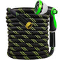 25FT Garden Hose,Flexible Water Hose, 10-Function Sprayer, Non-Expanding - color: BlackGreen, size: 25