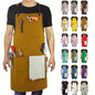 Kitchen Apron, Work Apron, Canvas Apron, Khaki - color: Khaki
