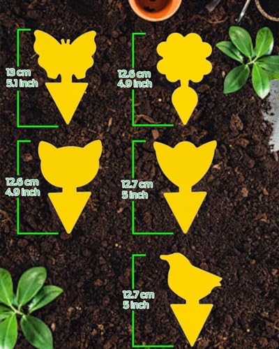 Outdoor Sticky Traps for Garden Pests - 20 PCS Yellow Fly Traps - color: Color F-20PCS