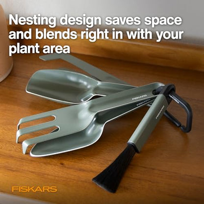Fiskars 5-Piece House Plant Cultivating Tool Set for Indoor Gardening - size: 5-Piece Set
