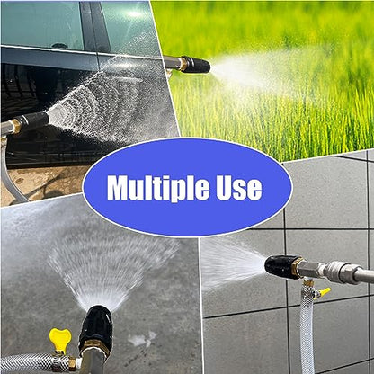 JOEJET Adjustable Long Range Downstream Injection Nozzle Kit 4-4.5 GPM - size: 15 FT, style: 4-4.5 Gallons