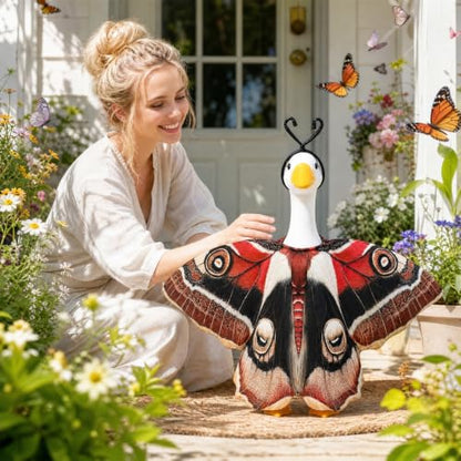 Butterfly Porch Goose Outfits Wing Cape Set for 23'' Goose - color: Black Moth