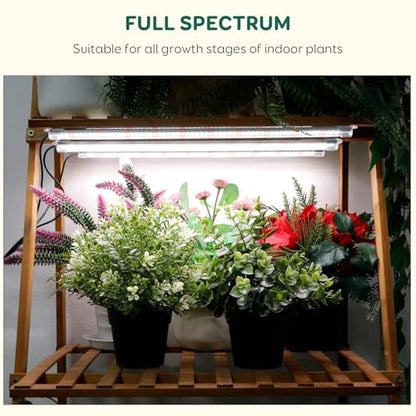 Grow Light Strips for Indoor Plants, 16" Full Spectrum Plant Light - size: 2 Bars