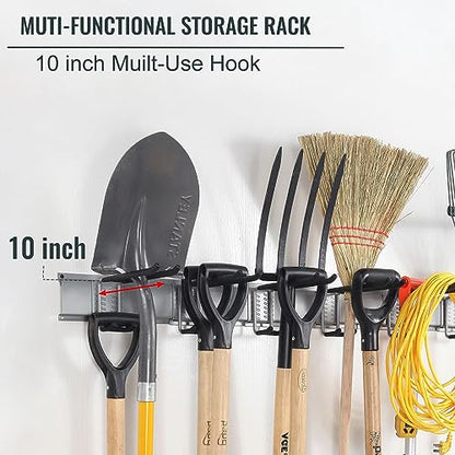 Aking Ace 48-Inch Garage Wall Organizer, Heavy-Duty Hook Set, 350lbs - color: Grey, size: 48 Inch