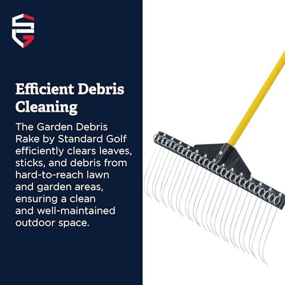Standard Golf Garden Landscape Rake Combo - 9 & 21 in