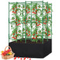 Tomato Cages, Square Tomato Plant Stakes Support Cages Trellis