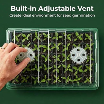 Gardzen 5 Pack 40 Cell BPA Free Seed Starter Tray Kit - size: 5-Pack