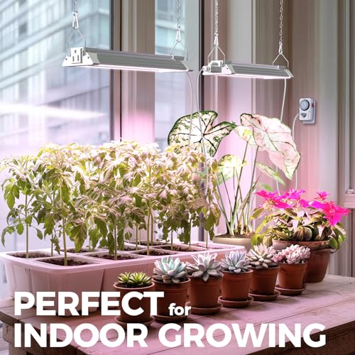 Barrina TX18 1FT LED Grow Light, 72W(4 x 18W, 360W Equivalent), Timer - color: Purple, size: 1FT-18W-4P