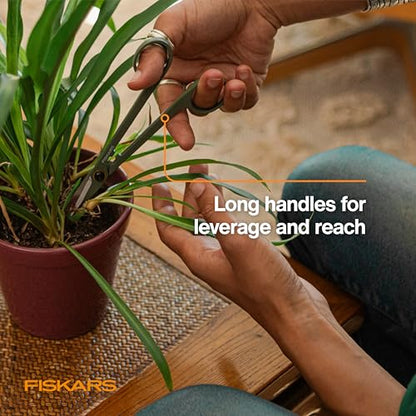Fiskars 6" Plant Detailer Snips & Holder, Precision Indoor Gardening Tool - size: Detail Snipper