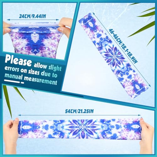 Mepase 8 Pairs Gardening Sleeves Mandalas UV Arm Sleeves for Women Men