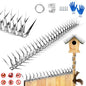 Bird Spikes 3.2 FT Anti Climb Spikes Stainless Steel Bird Squirrel Deterrent - size: 3.2 FT