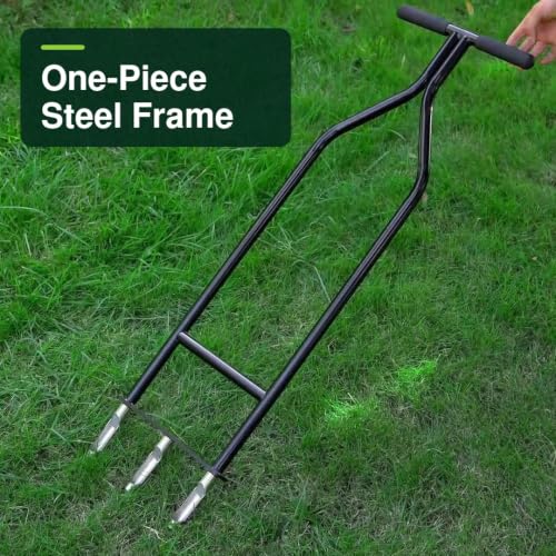 Manual Core Lawn Aerator Tool - size: Aerator + 3 Tines