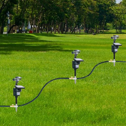 Lawn Solar Motion Sensor Motion Activated Sprinkler Cat to Deter Animals