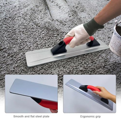 3 Pack Concrete Hand Tool Set, Magnesium Hand Float,Pool & Finishing Trowel - size: 3pcs