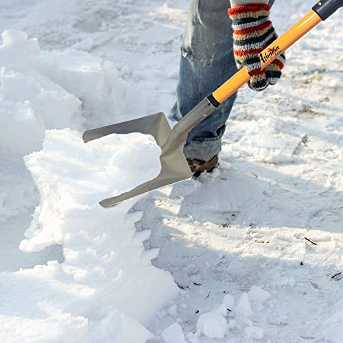 Ashman Snow Shovel with Large Scoop and Heavy Duty Handle (1 Pack) - size: 1 Pack, style: Snow Shovel