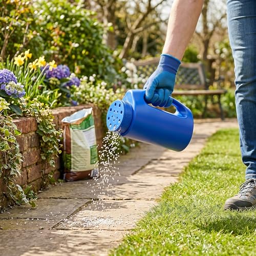 HEEPDD Grass Seed Spreader Handheld 2l Capacity,13 * 9 * 28cm