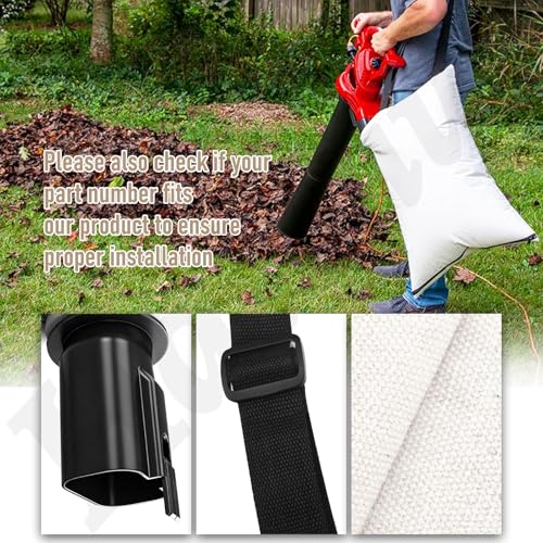 31101810 Blower Debris Vacuum Bag - for Greenworks 24022 24072 Models