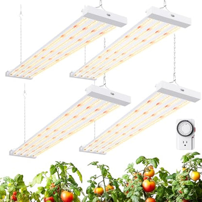 Barrina TX-L63 3FT LED Grow Light, 252W (4 x 63W), 4 Panels Wider Coverage - color: GrowForce Spectrum, size: 3FT-4 Packs
