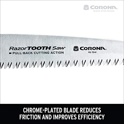 Corona RS 7041 Razor Tooth Folding Saw, 7-Inch Blade , Red