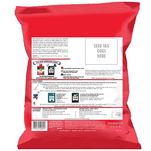 Jonathan Green Black Beauty Sunny Grass Seed - 1 lb - size: 1 lb