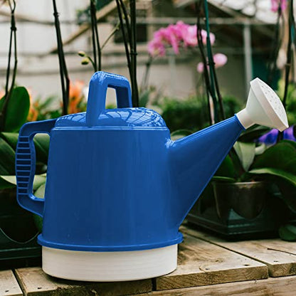 Bloem Watering Can Deluxe 2 Gallon (256 Fl Oz) Classic Blue - color: Classic Blue, size: 2.5 Gallon