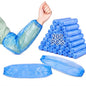 Yinder 200 Pcs Plastic Disposable Sleeves Arm Protectors Bulk - color: Blue