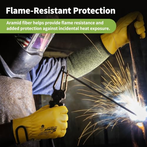 Schwer CORE ANSI A5 Cut Resistant Arm Sleeves, Flame-resistant, S081 - size: 1 Pair