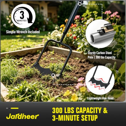 Jardineer Stirrup Hoe Garden Tool for Weeding
