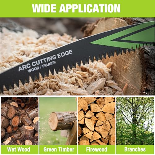 WORKPRO 9-Inch Arc Edge Reciprocating Saw Blades, 6TPI for Pruning, 3 Pack - size: 9 Inch