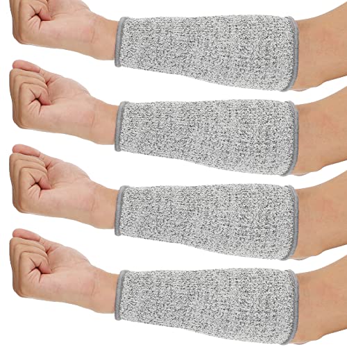 Neer 4 Pair Protective Arm Sleeves Cover,7.9 Inch,Gray - color: Gray, size: 7.9 Inch