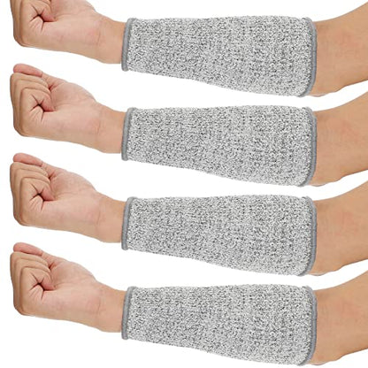 Neer 4 Pair Protective Arm Sleeves Cover,7.9 Inch,Gray - color: Gray, size: 7.9 Inch