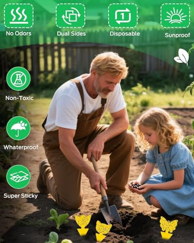 Sticky Traps for Flying Insects -20 PCS Yellow Sticky Traps - color: Color H-20PCS