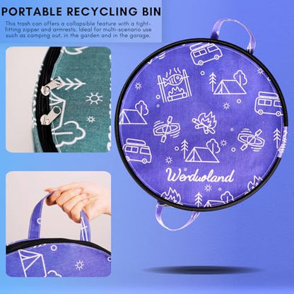 30 Gallon Collapsible Trash Can - color: Green
