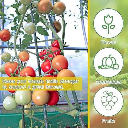 200 Pcs Plant Stake Arm for Tomato Cage, 11.8",16mm - size: 11.81in×0.43in