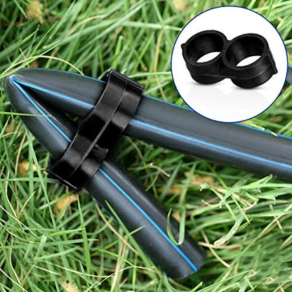 BOAO 32 Pcs Drip Irrigation Barbed Fittings Kit, Tees Elbows Caps, 3/4 Inch