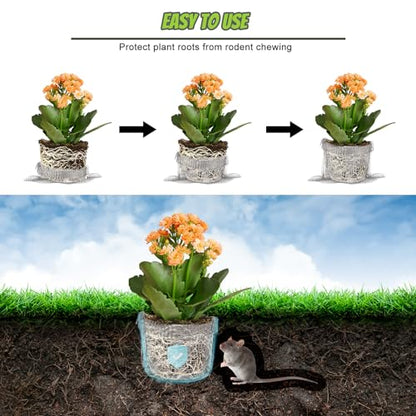 16 Pcs Gopher Baskets 10 Gallon Root Guard Proof Stainless Wire Steel Trap - size: 20"X18"-16 Pack